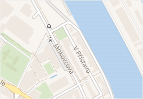 V přístavu v obci Praha - mapa ulice