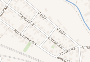 V Ráji v obci Praha - mapa ulice