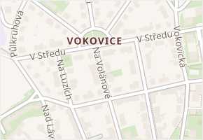V středu v obci Praha - mapa ulice