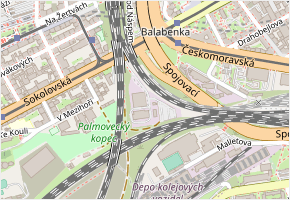 V Trianglu v obci Praha - mapa ulice