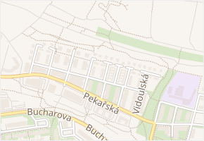 Vacínovská v obci Praha - mapa ulice