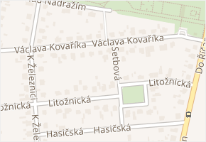 Václava Kovaříka v obci Praha - mapa ulice