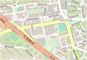 Václava Sedláčka v obci Praha - mapa ulice