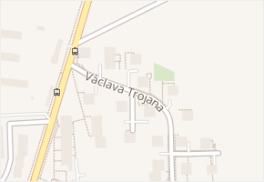Václava Trojana v obci Praha - mapa ulice