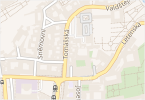Valdštejnské náměstí v obci Praha - mapa ulice