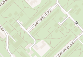 Varnsdorfská v obci Praha - mapa ulice