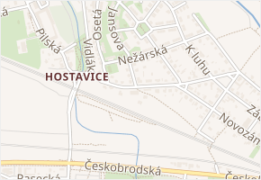 Včelničná v obci Praha - mapa ulice