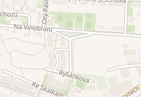 Ve slatinách v obci Praha - mapa ulice