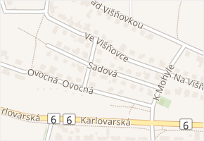 Ve višňovce v obci Praha - mapa ulice