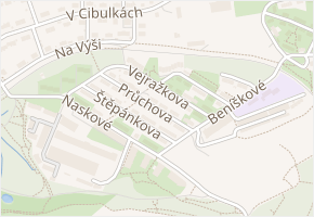 Vejražkova v obci Praha - mapa ulice
