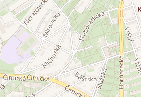 Veleňská v obci Praha - mapa ulice