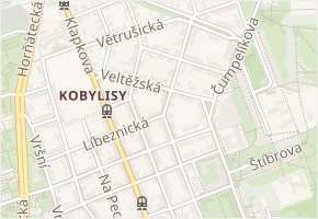 Veltěžská v obci Praha - mapa ulice