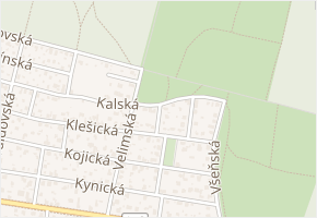 Veská v obci Praha - mapa ulice