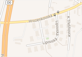 Věstonická v obci Praha - mapa ulice