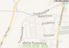 Viktorčina v obci Praha - mapa ulice