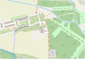 Viniční v obci Praha - mapa ulice
