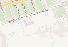 Vladivostocká v obci Praha - mapa ulice