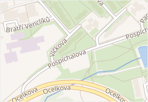 Vlčkova v obci Praha - mapa ulice