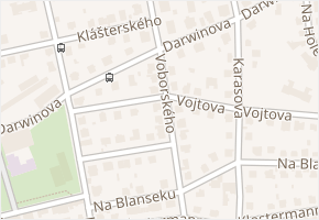 Voborského v obci Praha - mapa ulice