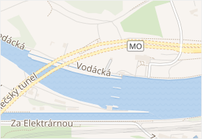 Vodácká v obci Praha - mapa ulice