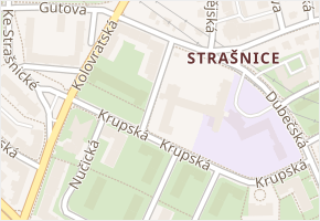 Voděradská v obci Praha - mapa ulice