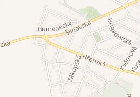 Vojkovická v obci Praha - mapa ulice