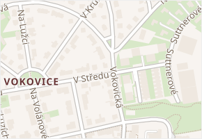 Vokovická v obci Praha - mapa ulice