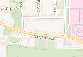 Voříškova v obci Praha - mapa ulice