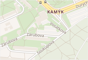 Vosátkova v obci Praha - mapa ulice