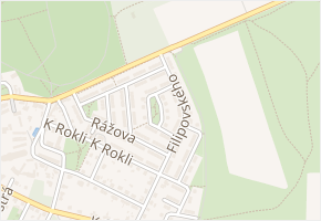 Voskova v obci Praha - mapa ulice