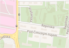 Vraňanská v obci Praha - mapa ulice