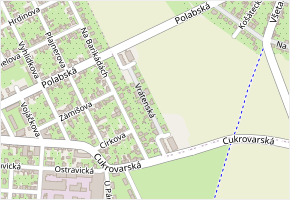 Vrátenská v obci Praha - mapa ulice