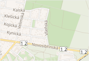 Všeňská v obci Praha - mapa ulice