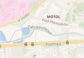 Vstupní v obci Praha - mapa ulice