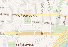 Východní v obci Praha - mapa ulice
