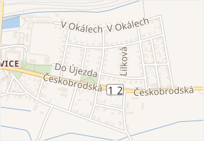 Výjezdová v obci Praha - mapa ulice
