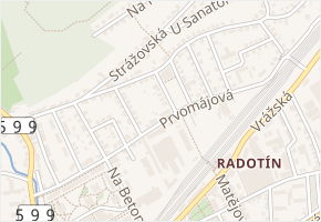 Vykoukových v obci Praha - mapa ulice