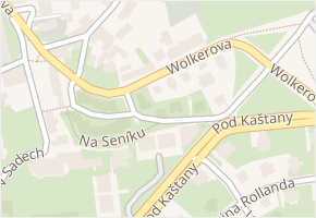 Wolkerova v obci Praha - mapa ulice