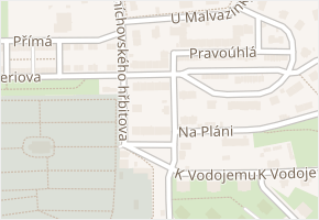 Xaveriova v obci Praha - mapa ulice