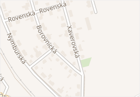 Xaverovská v obci Praha - mapa ulice