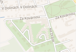 Za kovárnou v obci Praha - mapa ulice