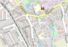 Za Lípou v obci Praha - mapa ulice