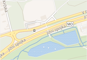 Za obecním úřadem v obci Praha - mapa ulice