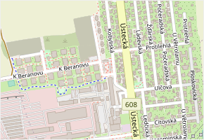 Za Pískovnou v obci Praha - mapa ulice