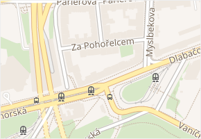 Za Pohořelcem v obci Praha - mapa ulice