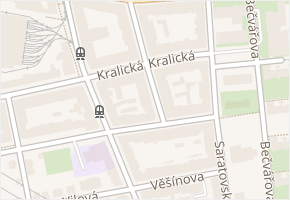 Za poštou v obci Praha - mapa ulice