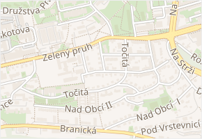 Za pruhy v obci Praha - mapa ulice