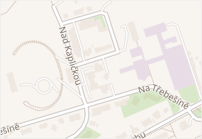 Za stadionem v obci Praha - mapa ulice