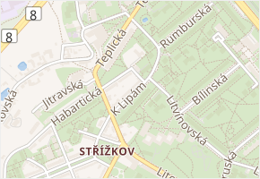 Za statkem v obci Praha - mapa ulice