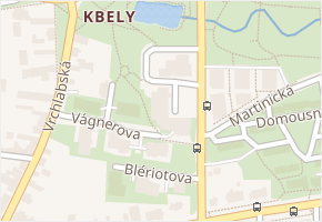 Žacléřská v obci Praha - mapa ulice